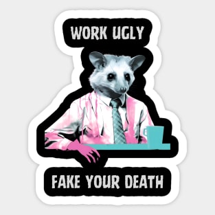 possum lovers Sticker